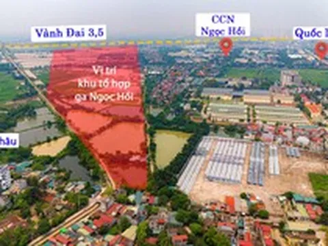 Hà Nội nghiên cứu siêu tổ hợp ga đường sắt quy mô 260ha, nơi hội tụ của tuyến đường sắt tốc độ cao 350km/h và 5 tuyến metro