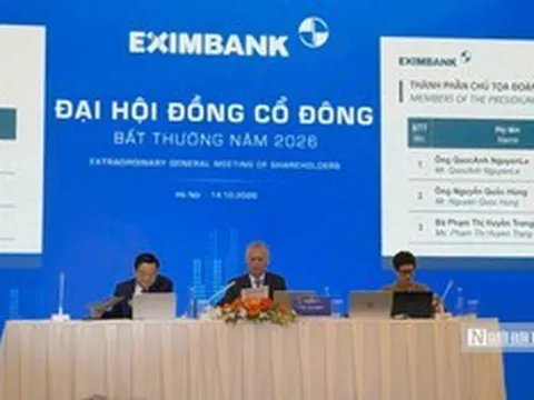 Eximbank họp đại hội cổ đông lần thứ ba trong năm 2026