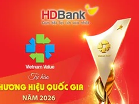 HDBANK tiếp tục khẳng định vị thế Thương hiệu Quốc gia