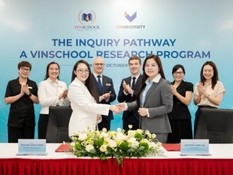 Vinschool và VinUni hợp tác phát triển năng lực nghiên cứu cho học sinh THPT