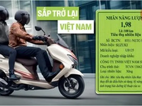 Xe tay ga Suzuki Burgman Street lộ thông số tại Việt Nam, tiết kiệm hơn Honda Lead