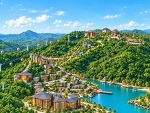 Sun Group chính thức khởi công siêu quần thể gồm 5 tuyến cáp treo lên đỉnh núi hẹp nhất Việt Nam cao 1.000m