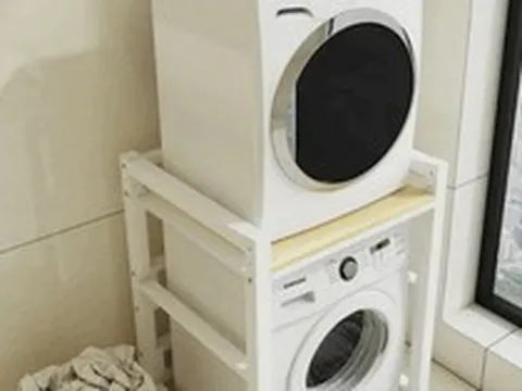 Tại sao nhiều gia đình thích đặt máy giặt và máy sấy chồng lên nhau? Hóa ra có nhiều lý do hơn bạn nghĩ